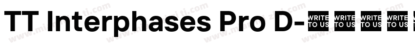TT Interphases Pro D字体转换
